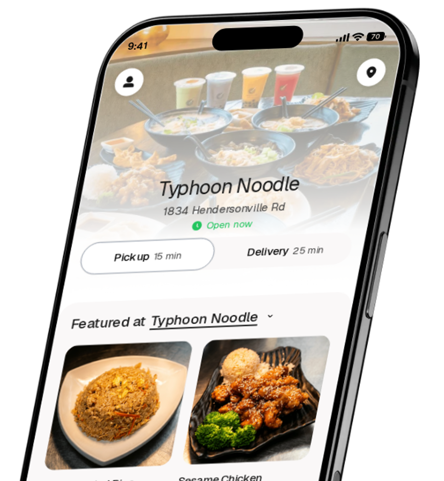 Typhoon Noodle app preview
